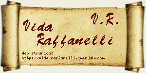 Vida Raffanelli vizit kartica
